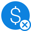 icons8 delete dollar 100